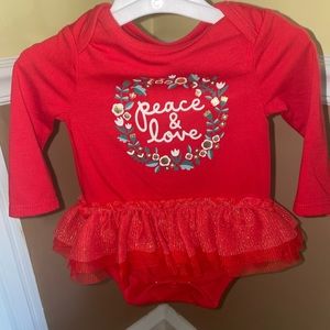 Peace and love bodysuit